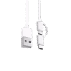 MI 2 IN 1 USB CABLE MICRO USB TO TYPE C (30CM)