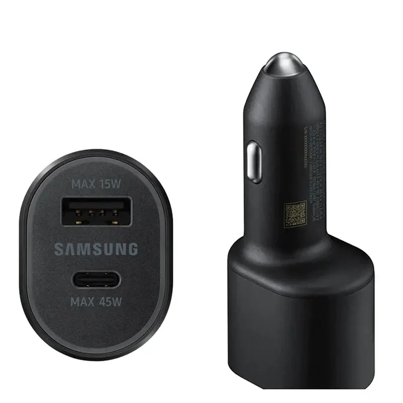 Samsung 45W & 15W Dual Port Car Charger Black