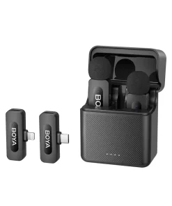 BOYA BY-V3 COMBO DUAL WIRELESS MICROPHONE (FOR iOS + TYPE-C)